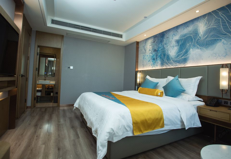 Bedroom 2, GreenTree Eastern Suqian Sihong Administrative Center Hotel, Suqian