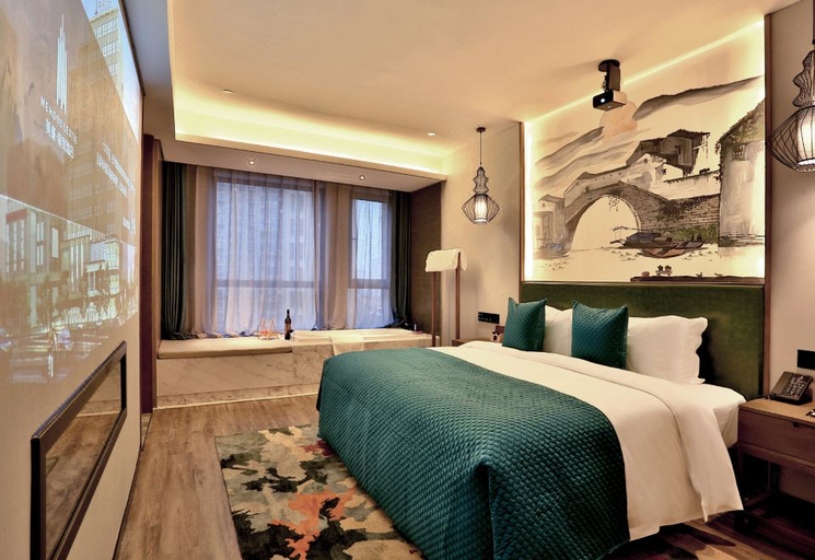 Bedroom 2, MEHOOD LESTIE Hotel (Nantong Xinghua 101 Development Zone), Nantong