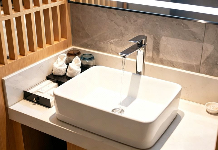 Bathroom 3, GreenTree Eastern Hotel Chengdu Xindu District Jinshuihe Metro Station, Chengdu