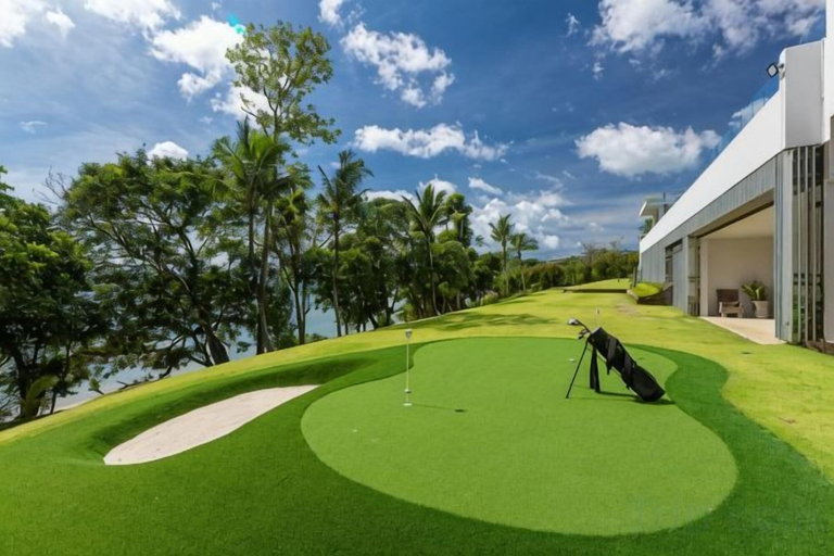 Golf, Casawiki Super Luxurious 12 Bedroom Pool Private Beach Butler Villa, Pulau Phuket