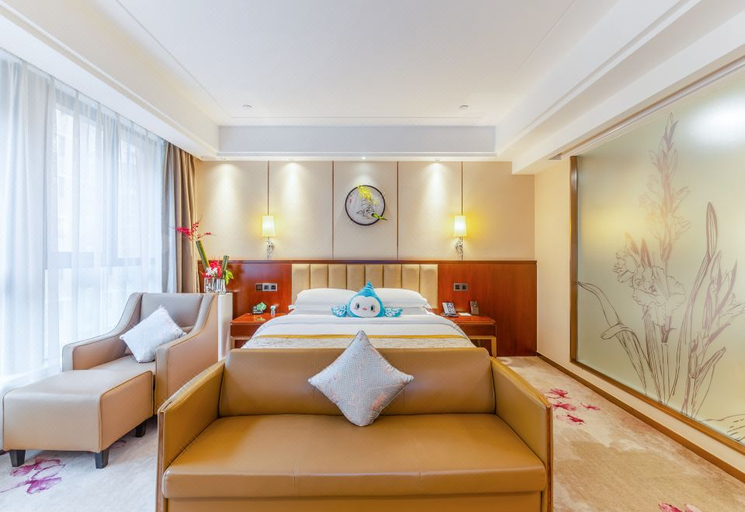 Bedroom 2, Rezen Hotel Hefei Orchid, Hefei