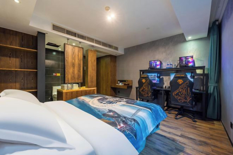 Bedroom 3, Bonilyi Hotel (Ningbo Beilun Yintai City ), Ningbo