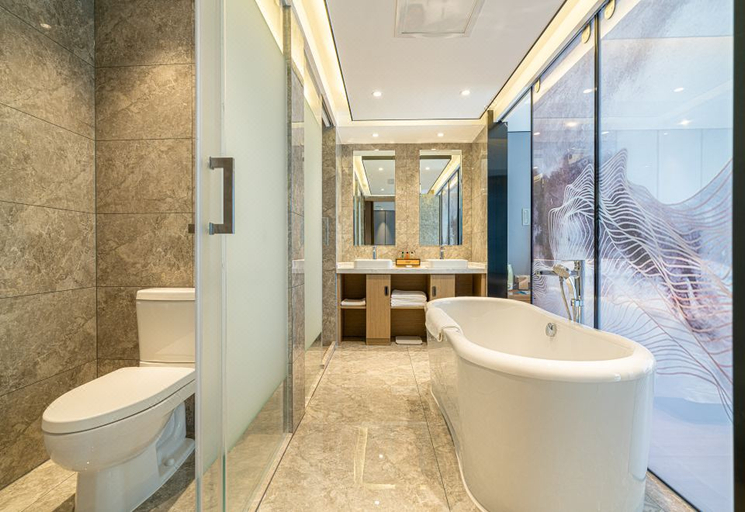 Bathroom 5, Howard Johnson Flower City Hotel Kunming, Kunming