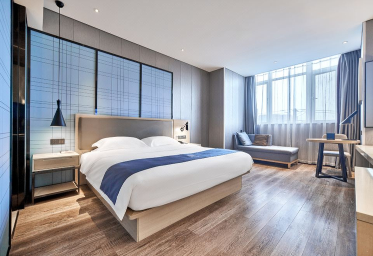Bedroom 2, Echarm Hotel Shuangliu International Airport store, Chengdu