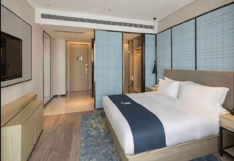 Bedroom 2, Echarm Hotel Changsha Yuelu Mountain West Bus Station Metro Station, Changsha