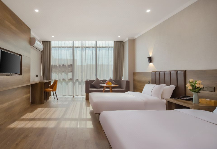 Bedroom 2, Starway Hotel Zhenjiang Jurong Jiangsu Polytechnic College of Agriculture and Forestry, Zhenjiang