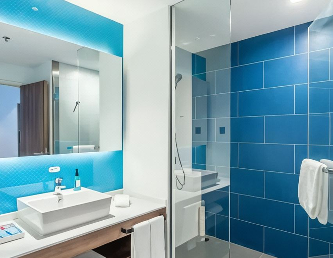 Bathroom 4, GreenTree Eastern Hotel Xi'an International Port Area Olympic Sports Center Branch, Xi'an