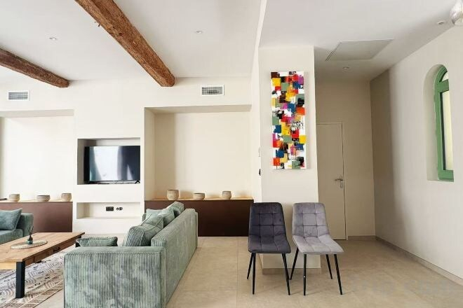 Living area, Domaine de Grand Fidele, Aude