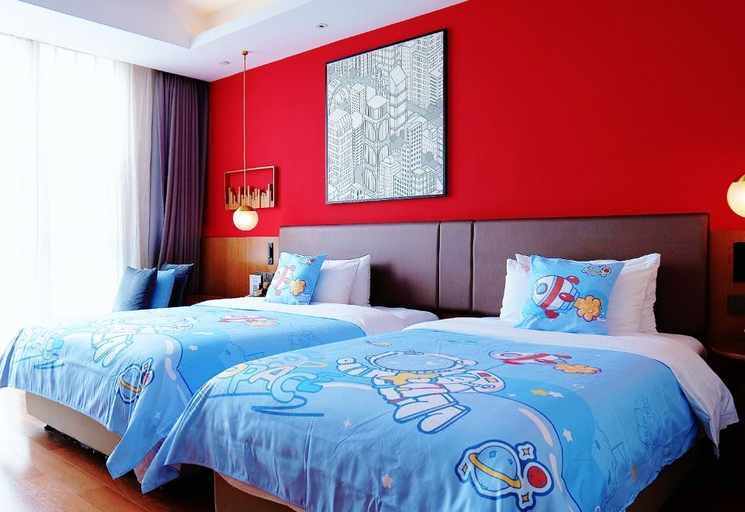 Bedroom 2, Maison New Century Hotel Wuhou New City Chengdu, Chengdu