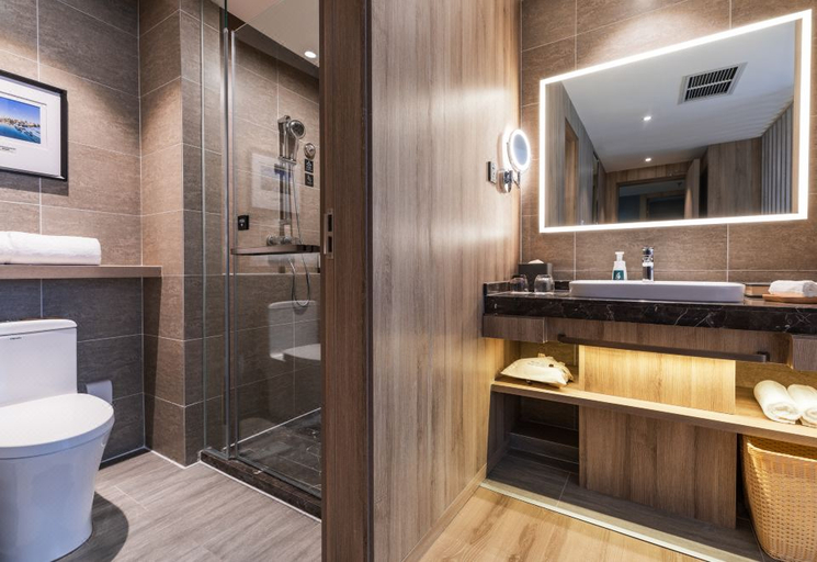 Bathroom 3, Huating Four Seasons Hotel (Qingdao North Station Heilongjiang Middle Road), Qingdao