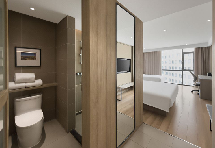 Bathroom 5, Atour Hotel Zhanqiao Qingdao, Qingdao