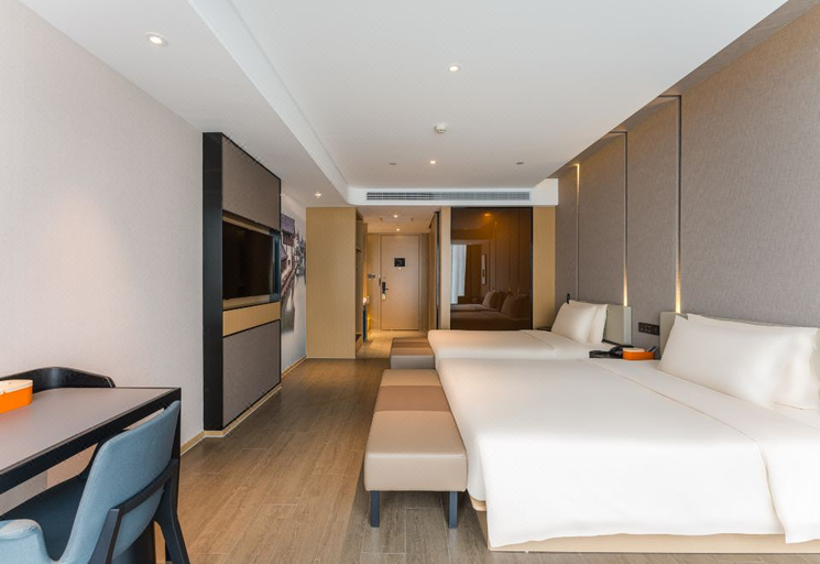Bedroom 2, Atour Hotel, Golden Eagle Plaza, Xianlin center, Nanjing, Nanjing