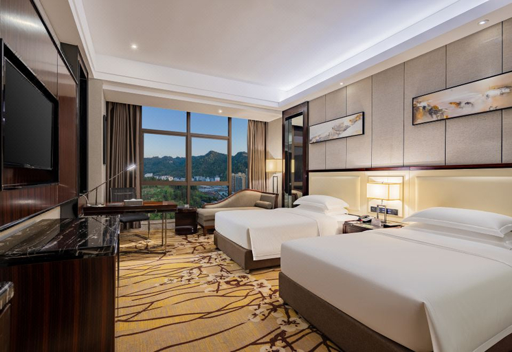 Bedroom 2, V City Hotel, Enshi Tujia and Miao