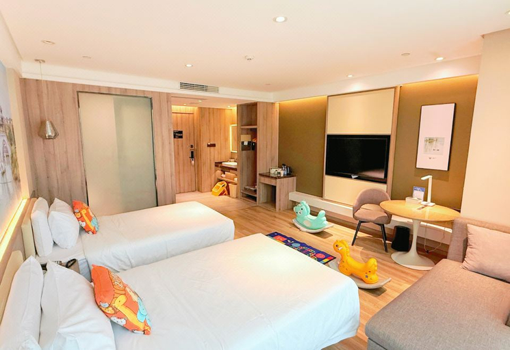 Bedroom 2, Atour Hotel Suining Chuanshan High-speed Railway Station, Suining