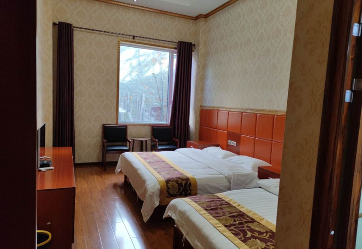 Bedroom 2, Langmu Temple Jinshan Hotel, Gannan Tibetan