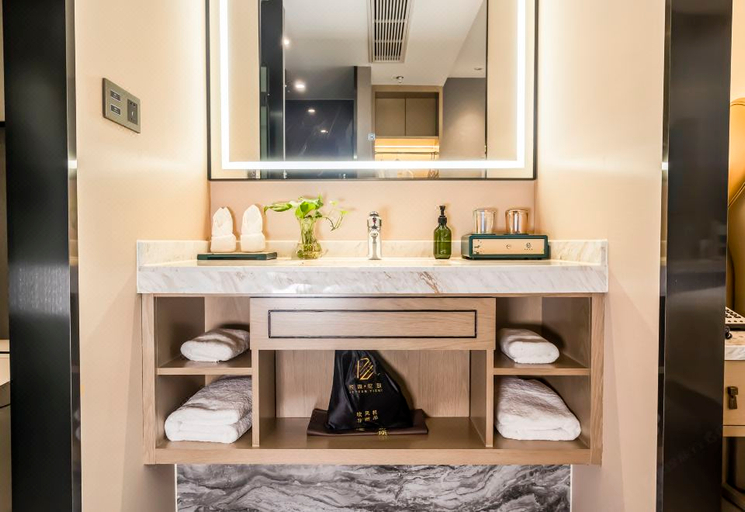 Bathroom, Yuesen·Yizhi Hotel, Dazhou