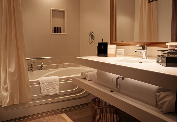 Bathroom 5, Hengfeng Haiyue International Hotel, Shenzhen