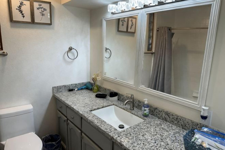 Bathroom 2, Charming 3-Bedroom Farmhouse Retreat w/ Open Deck!, San Joaquin