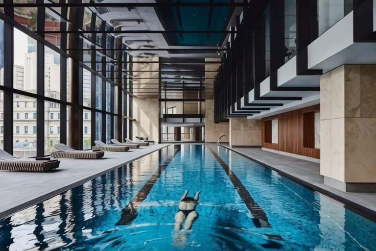 Pool, 1B1B Condo with Bay &River Views, Melbourne