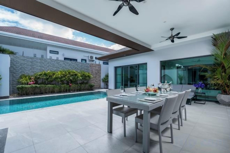 Outdoor dining, Two Flamingo Villa 1, Phuket Island