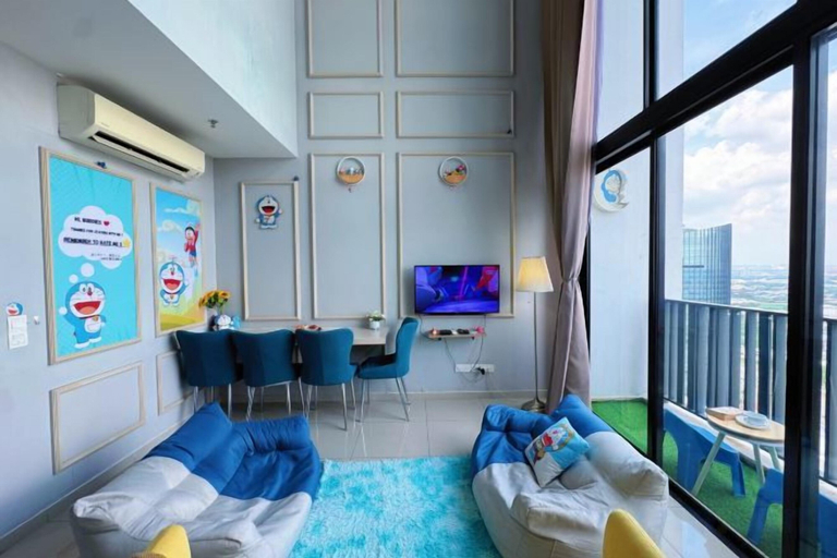 3, Doraemon @ Hyde Towel Duplex Fully AiCON 2BR, Shah Alam