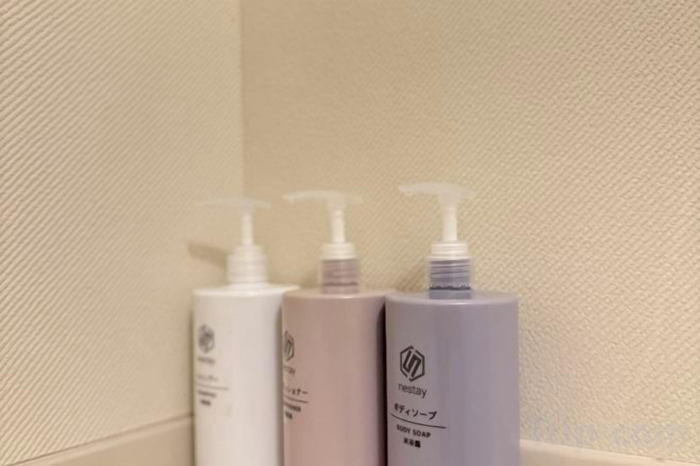 Bathroom amenities, Nestay villa Tokyo Ueno, Taitō