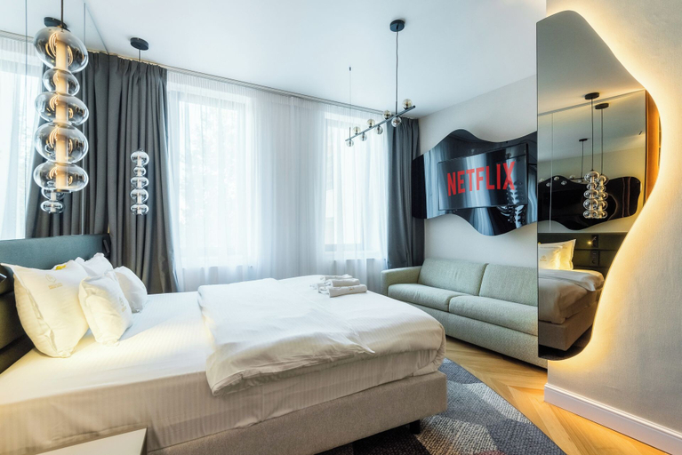 Bedroom 4, Highline Downtown Aparthotel, Municipiul Bucuresti