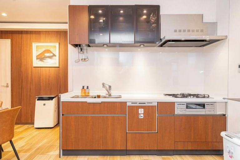 Private kitchen 4, 1-min station/4 lines/Kiyoka Villa, Katsushika