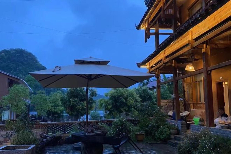 Outdoor dining 3, Leisure Courtyard Lake View Homestay, Wenshan Zhuang and Miao