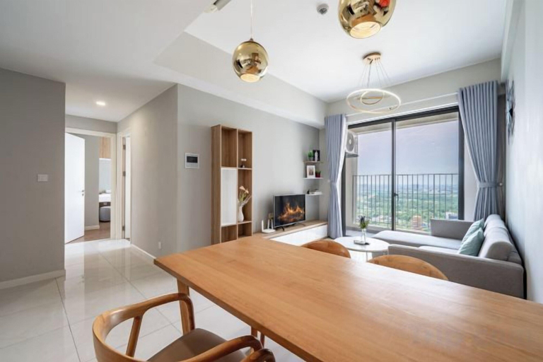 Living area 2, Stylish 2BR High-Rise Masteri An Phu City View, Ho Chi Minh City