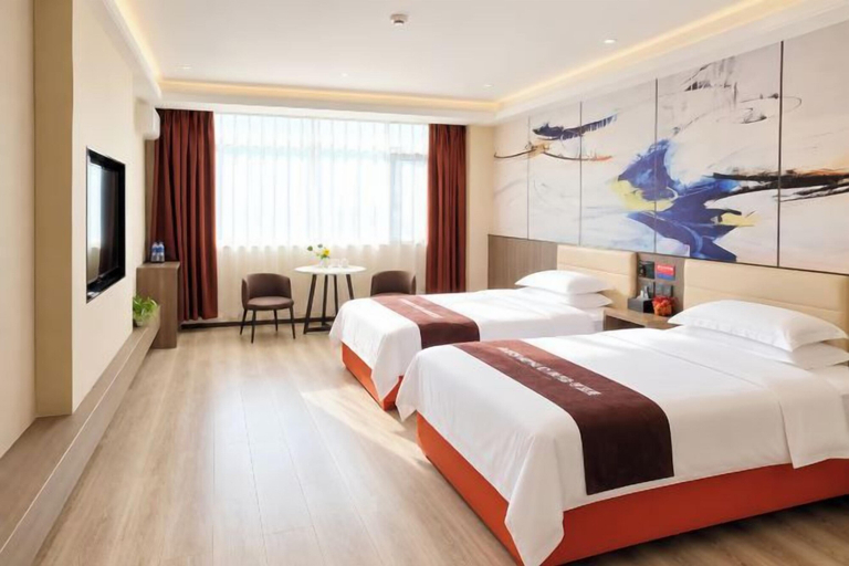 Bedroom 1, Yanji Moka Boutique Hotel, Yanbian Korean