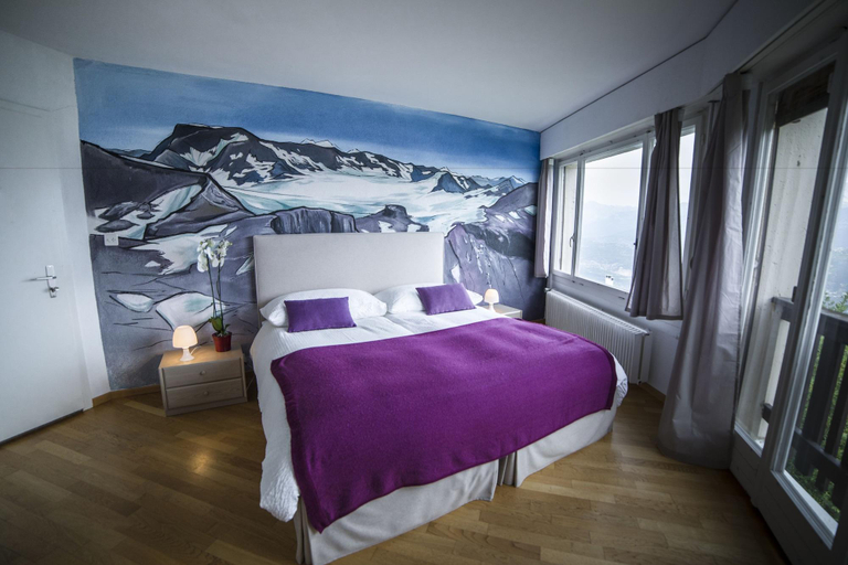 Bedroom 3, Hostellerie d'Orzival, Sierre