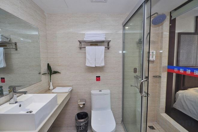 Bathroom 4, Mingshi Hotel Yuyao Wanda Plaza Branch, Ningbo