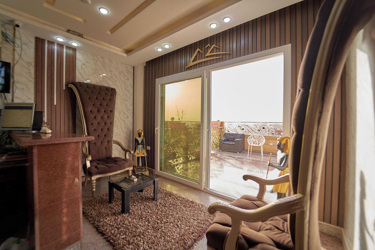 Public Area, Gardenia Pyramids Hostel, Al-Ahram