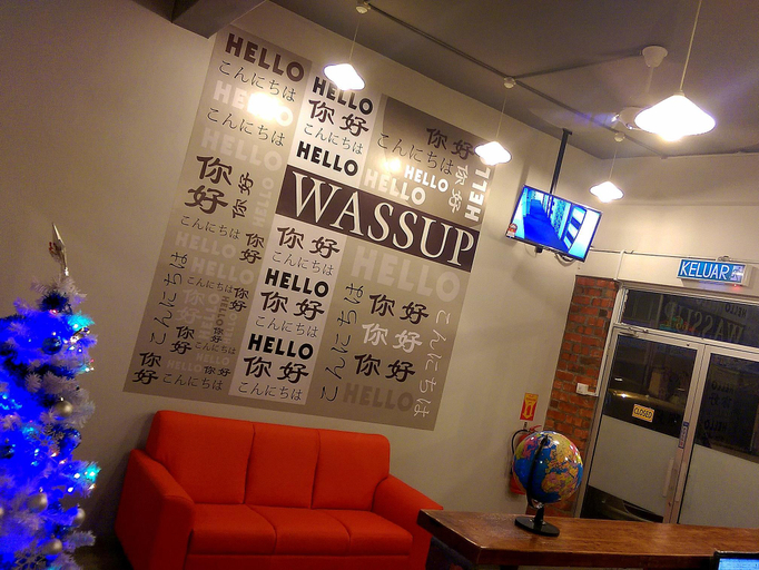 Public Area 2, Wassup Youth Hostel, Penang Island