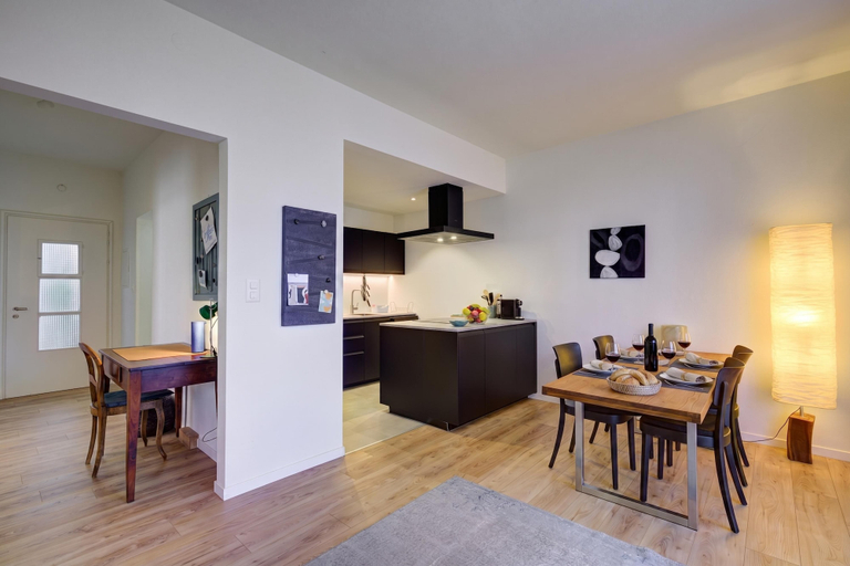 Interior, Modern Apartment Near Lake Lugano, Lugano