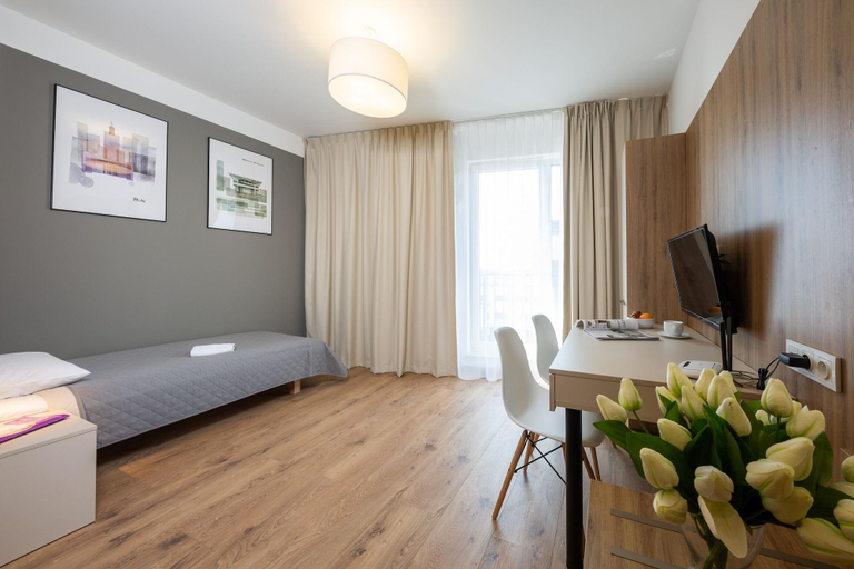 Bedroom 2, Micro Apartments Kazou Residence, Warsaw