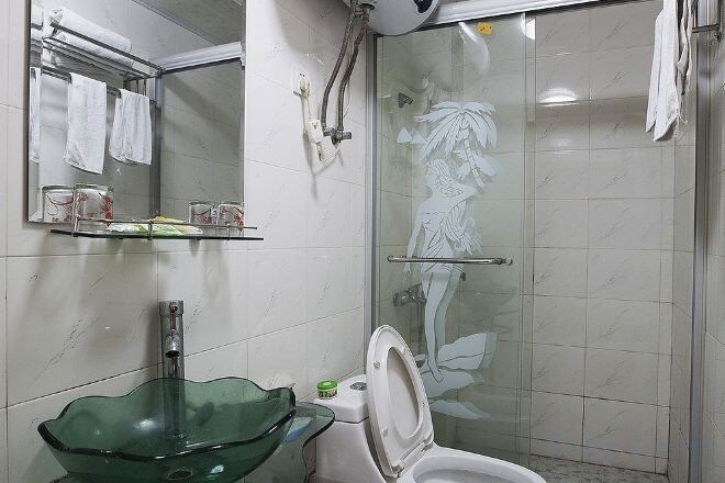 Bathroom 4, Zhilan Light Luxury Hotel, Shanghai