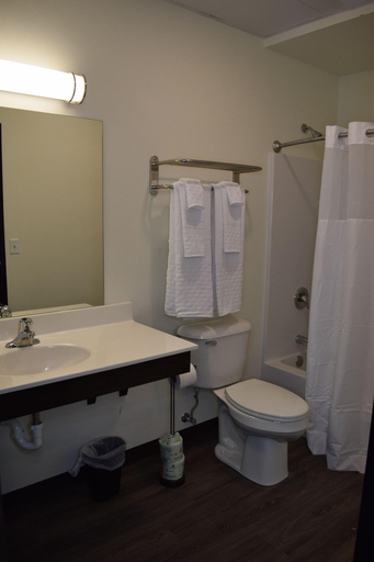 Bathroom, Menominee River Extended Stay Hotel, Marinette