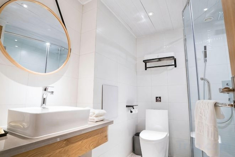 Bathroom 4, Yinzuo Wendu Hotel (Weihai Wendeng Kunyu Road Baida Plaza), Weihai