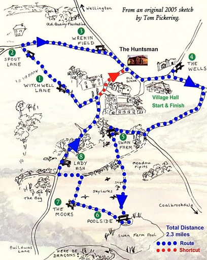 Public Area 4, The Huntsman of Little Wenlock, Telford and Wrekin