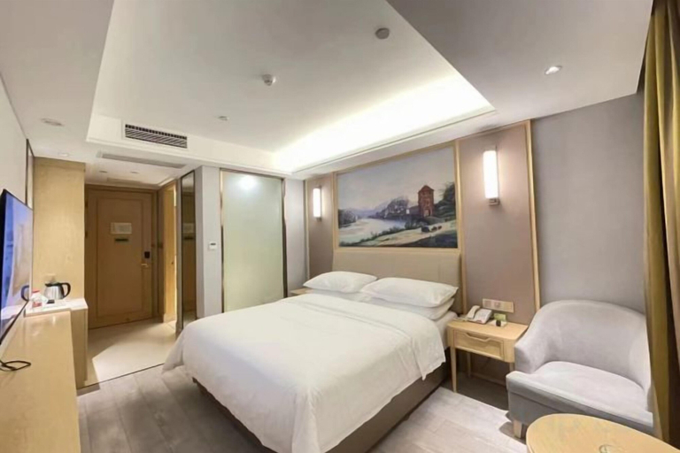Bedroom 3, Vienna Classic Hotel (Nanjing Nanzhan Jiangning Wanda Plaza), Nanjing