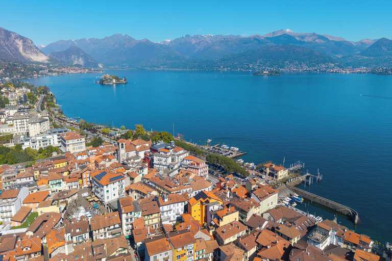Aerial view 4, La Porte Rouge 100 Mt From Lake Maggiore, Novara