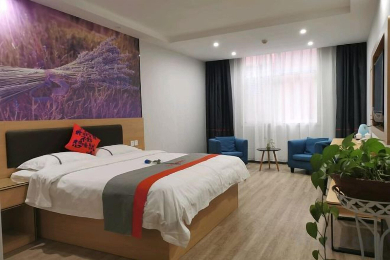 Bedroom 3, Junyi Chain Hotel (Tianmen baoan palza Store), Tianmen