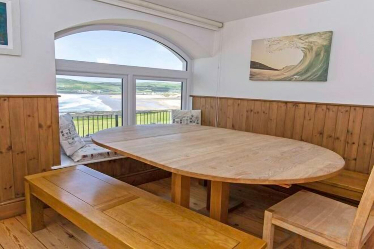 Dining, Stables - BEST Sea views in Croyde! Sleeps 8, Devon