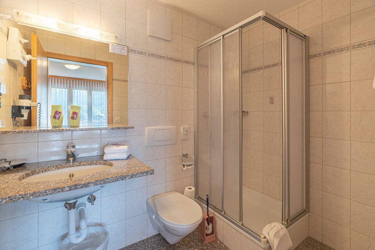 Bathroom 4, Aktiv- und Genusshotel Alpenblick, Goms