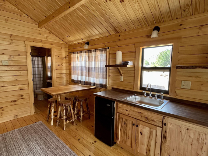 Bedroom, Zion Canyon Cabins, Washington