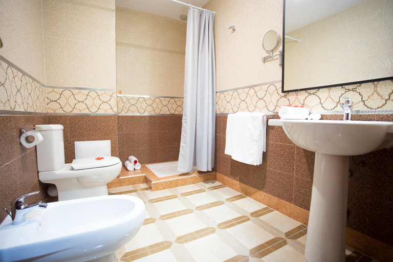Bathroom 5, Hotel Les Ambassadeurs, Marrakech