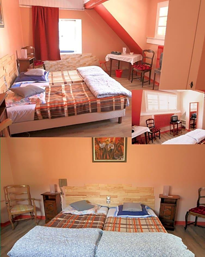 Bedroom 3, Le Kalblin, Hotel Restaurant, Haut-Rhin