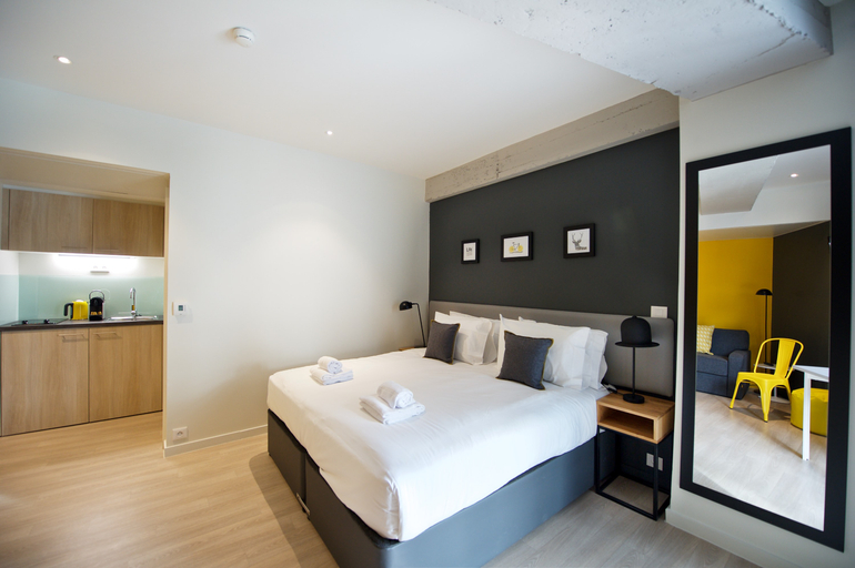 Bedroom 3, Staycity Aparthotel Lyon Garibaldi, Rhône